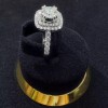 Anello di lusso più venduto, anello nuziale in acciaio inossidabile con diamante 6li GIA vvs2 i, 1 pezzo